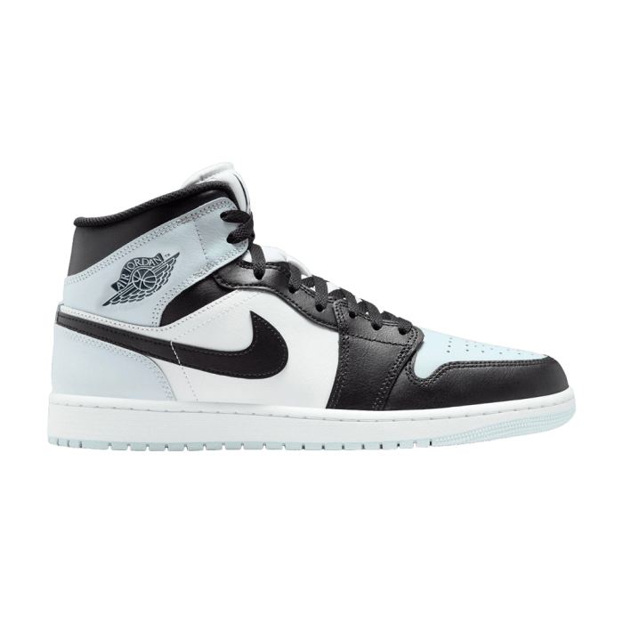 Jordan 1 Mid Black Aura Squadron Blue Jordan 1 Mid Black Aura Squadron Blue