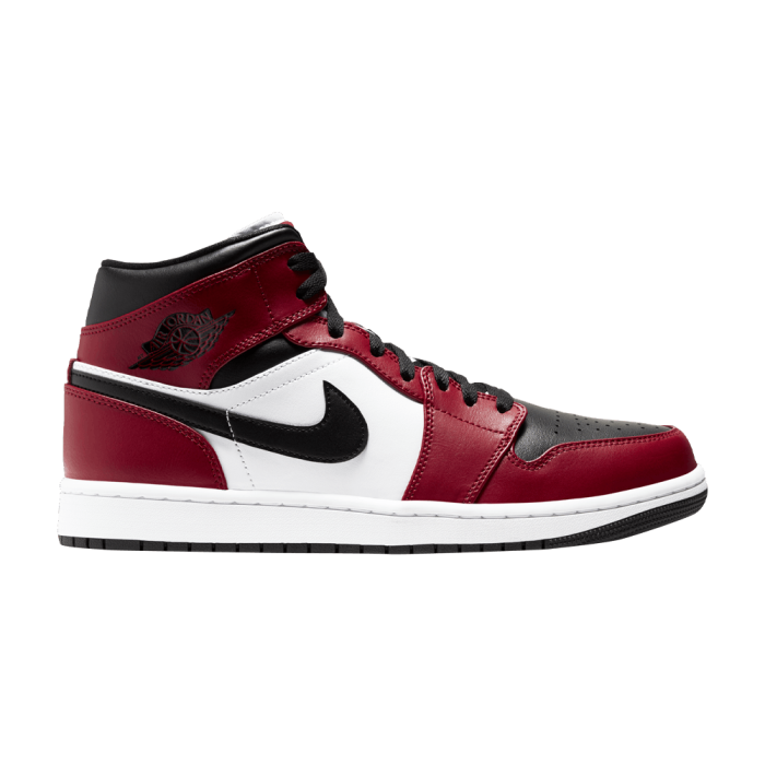 Jordan 1 Mid Chicago Toe Jordan 1 Mid Chicago Toe