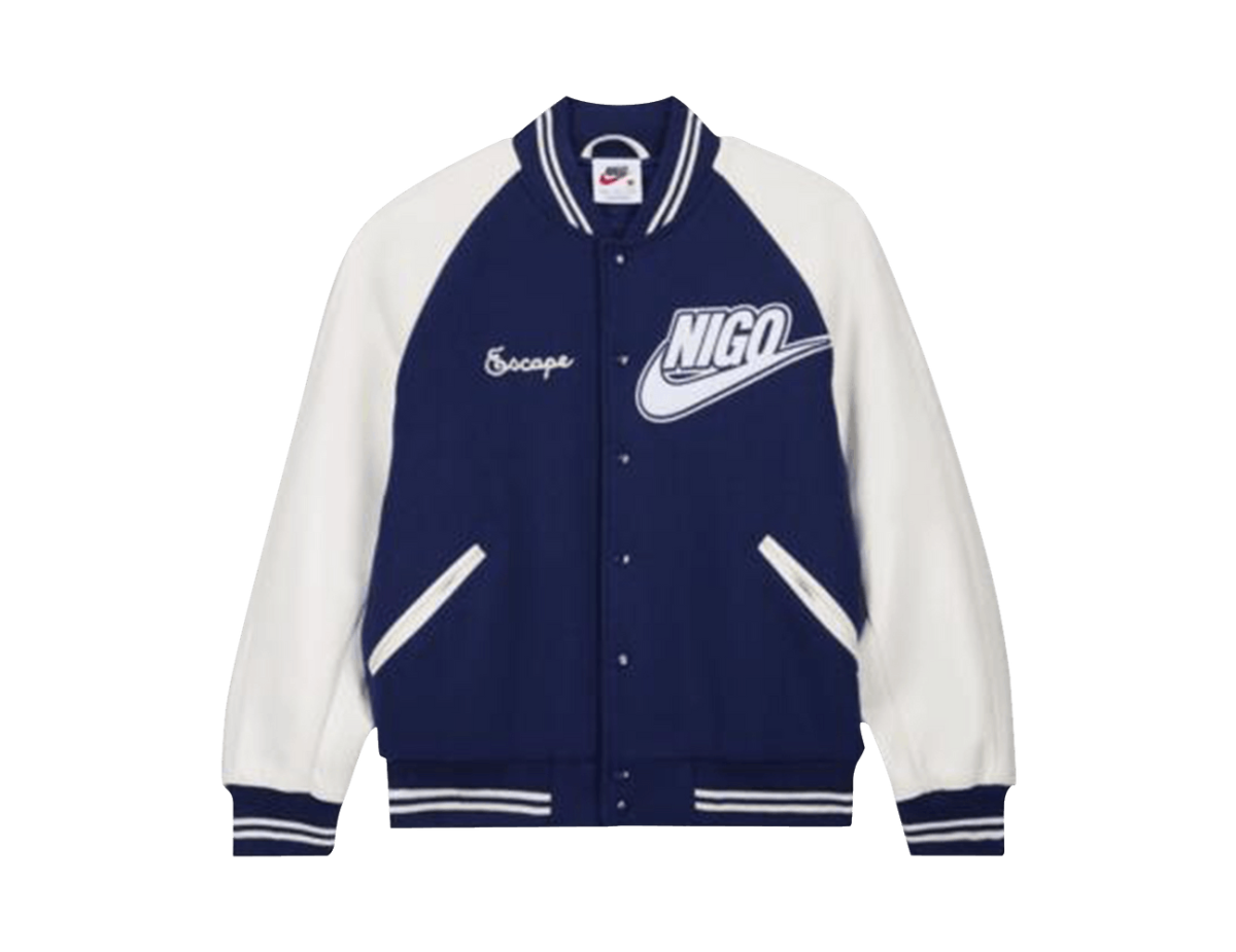 Nike x Nigo NRG Varsity Jacket Navy