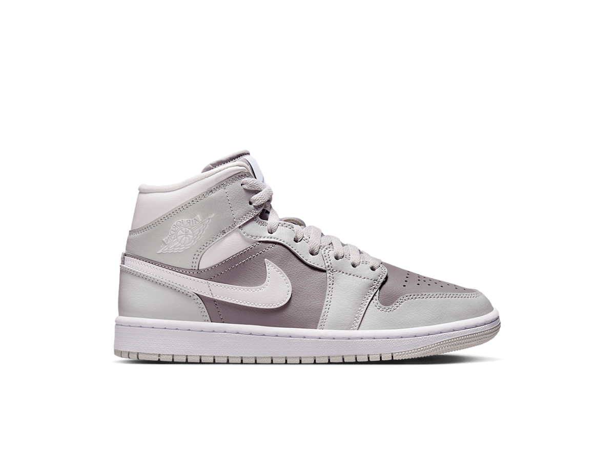 Jordan 1 Mid Photon Dust Atmosphere Grey (Women's)
