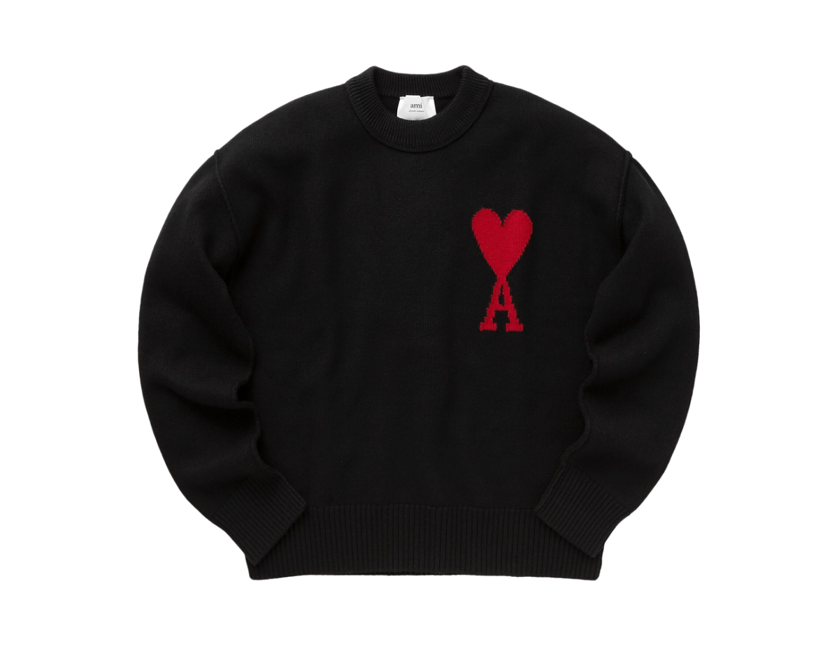 Ami Sweater 'Black/Red' Ami Sweater 'Black/Red'