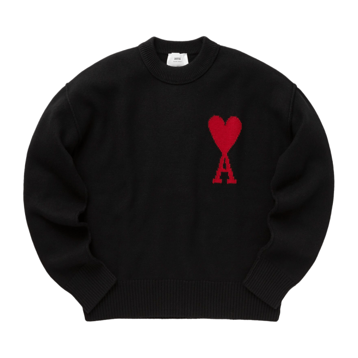 Ami Sweater 'Black/Red'