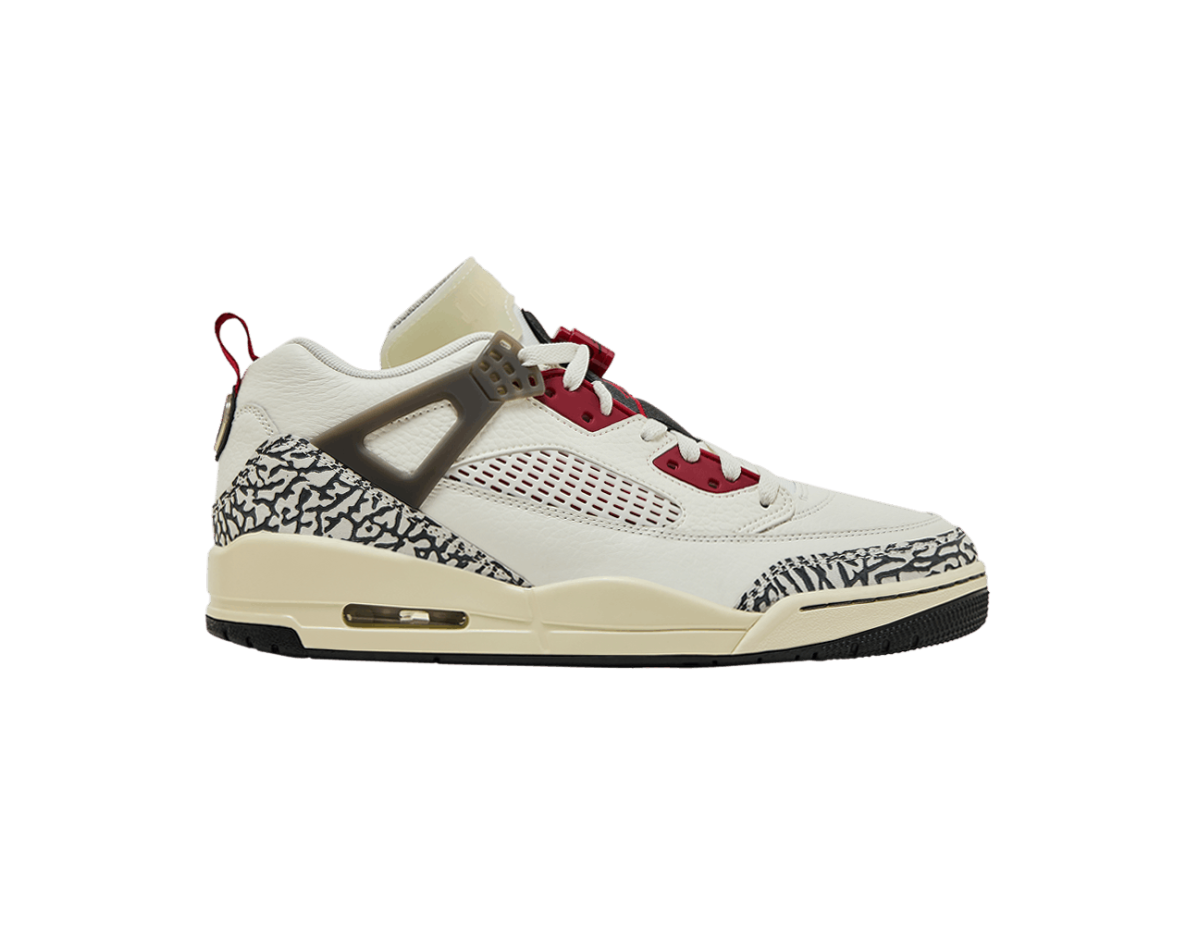 Jordan Spizike Low Sail Anthracite Coconut Milk Varsity Red