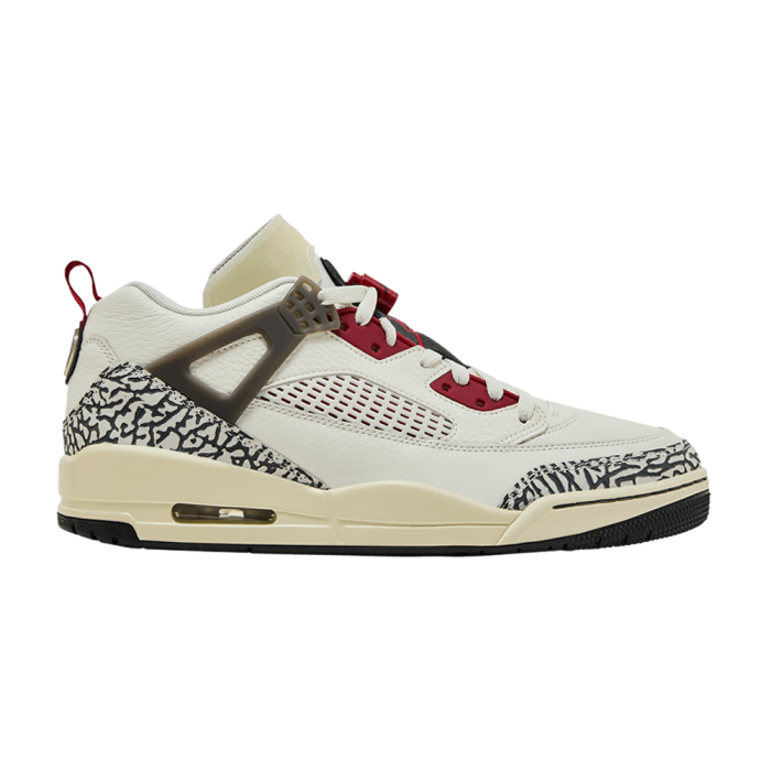 Jordan Spizike Low Sail Anthracite Coconut Milk Varsity Red