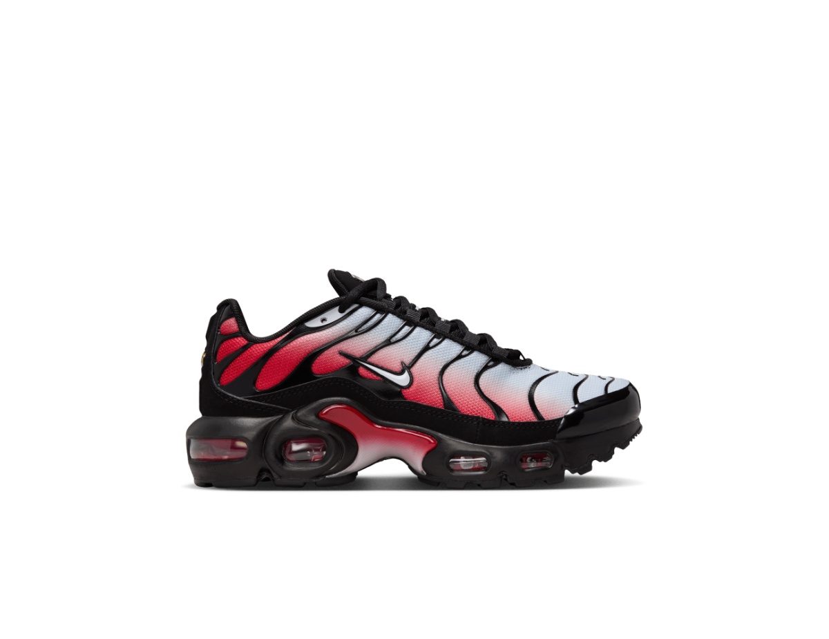 Nike Air Max Plus Pure Platinum University Red (GS) Nike Air Max Plus Pure Platinum University Red (GS)