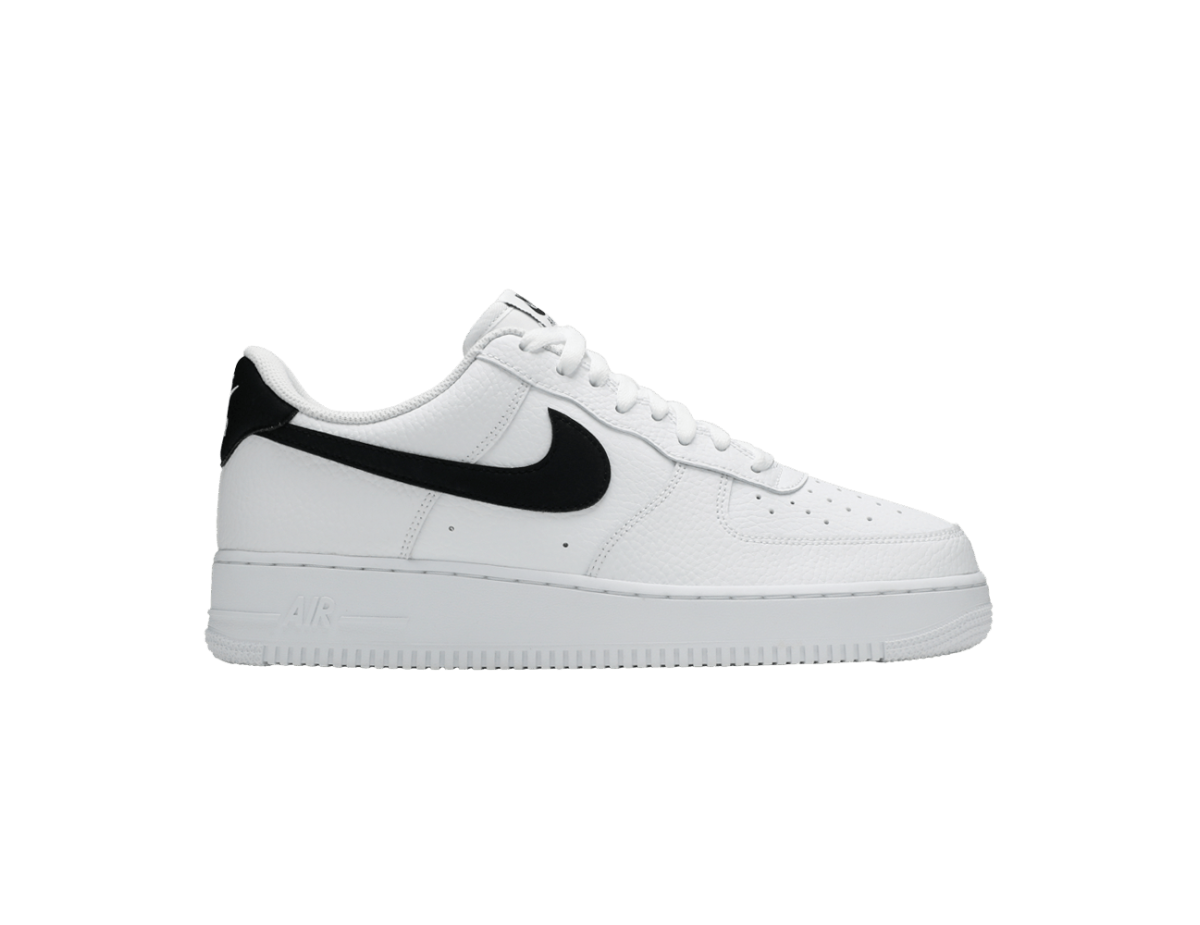Nike Air Force 1 Low '07 White Black Pebbled Leather