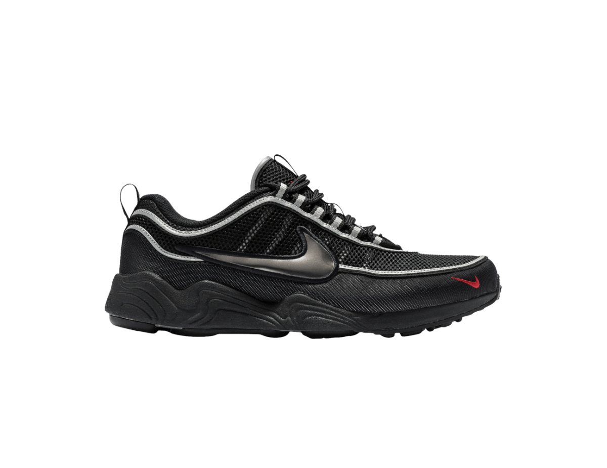 Nike Air Zoom Spiridon Black Metallic Silver