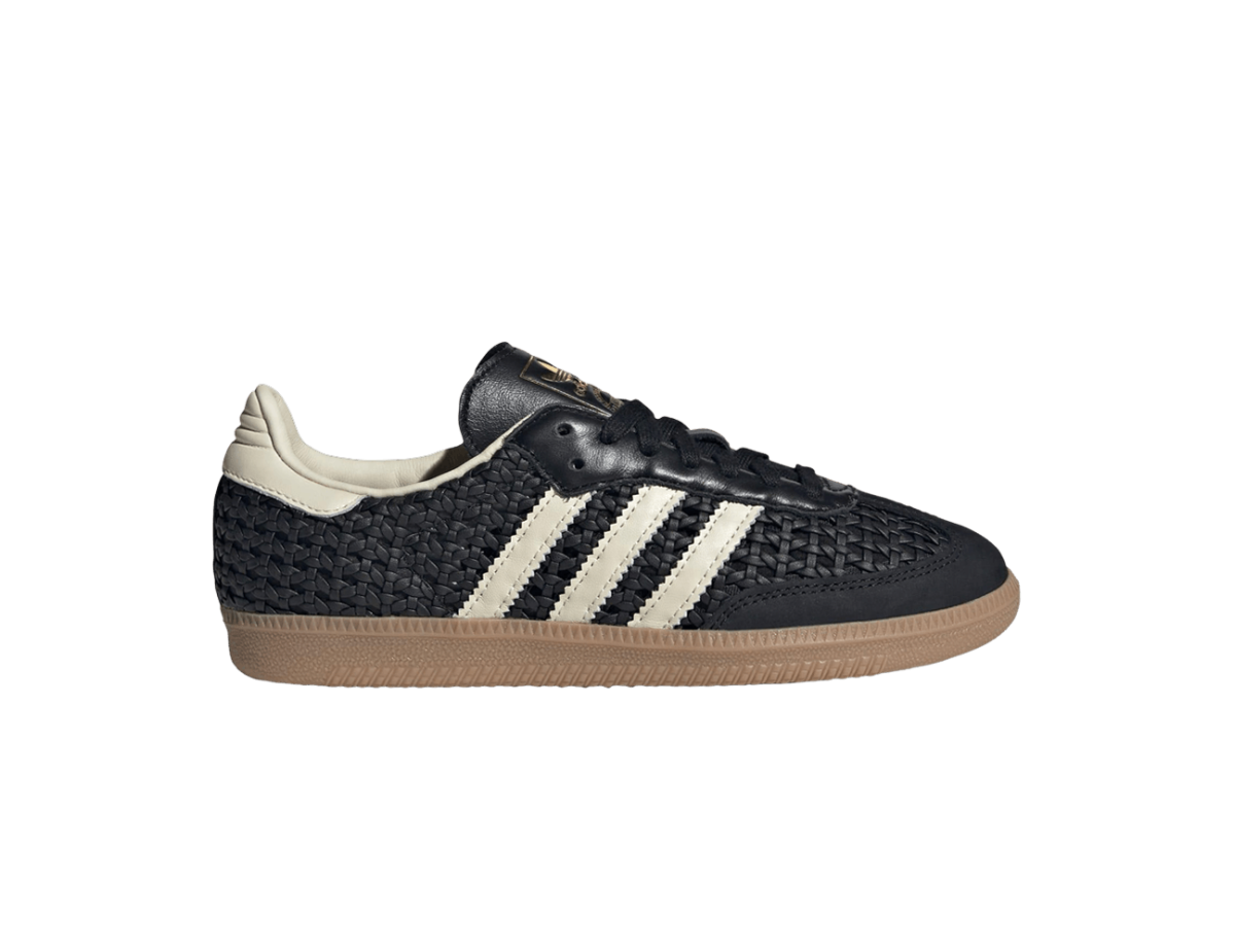 adidas Samba OG Basketweave Black Cream White (Women's)