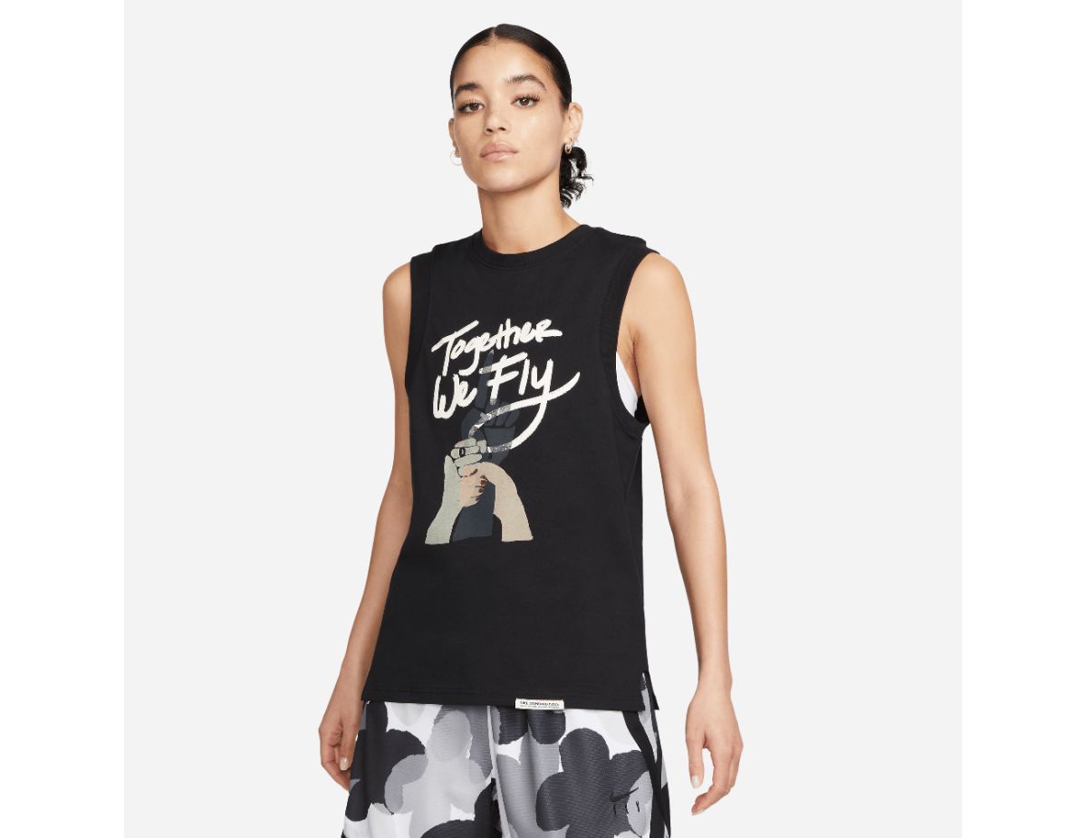 Nike Dri-FIT Standard Issue Women's Top Black/White Nike Dri-FIT Standard Issue Women's Top Black/White
