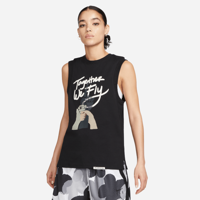 Nike Dri-FIT Standard Issue Women's Top Black/White Nike Dri-FIT Standard Issue Women's Top Black/White