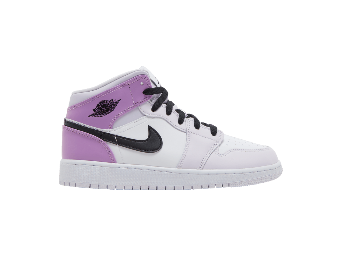 Jordan 1 Mid Barely Grape (GS)