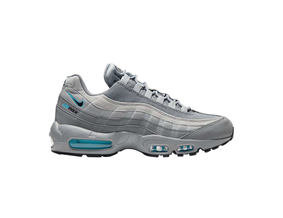 Nike Air Max 95 Retro Logo Grey Aqua Nike Air Max 95 Retro Logo Grey Aqua