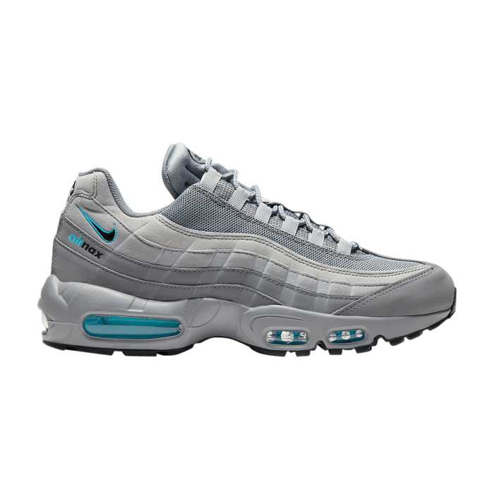 Nike Air Max 95 Retro Logo Grey Aqua Nike Air Max 95 Retro Logo Grey Aqua
