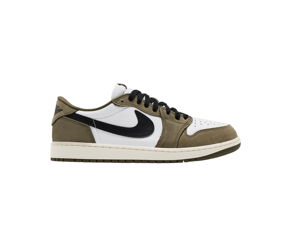 Jordan 1 Retro Low Medium Olive Summit White Sail Black Jordan 1 Retro Low Medium Olive Summit White Sail Black