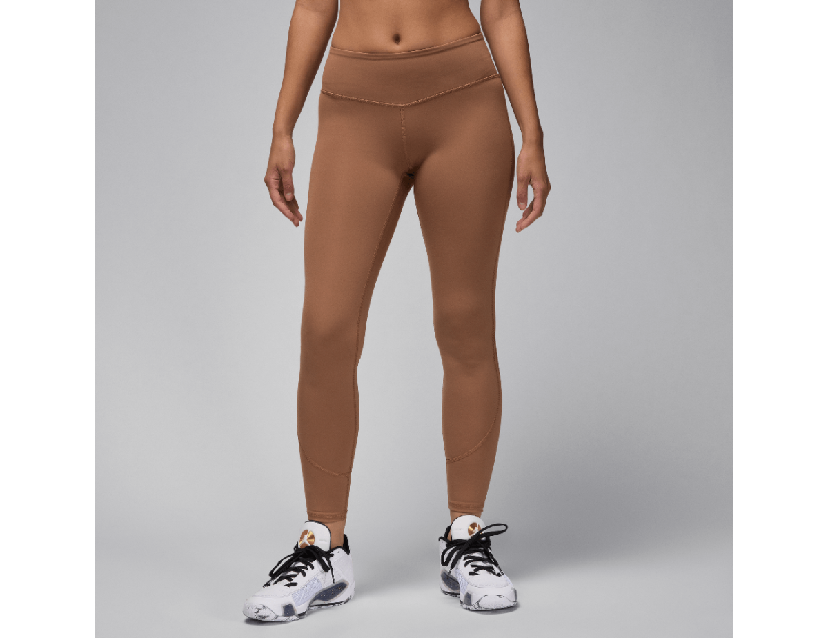 Jordan Sport Women's Leggings Archaeo Brown/White Jordan Sport Women's Leggings Archaeo Brown/White