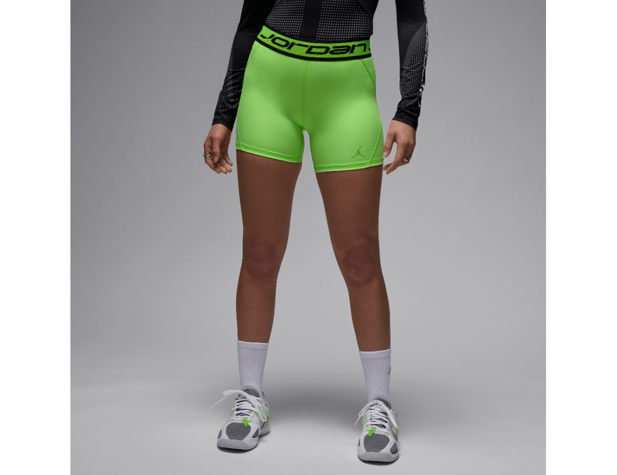 Jordan Sport Women's 5" Shorts Electric Green Jordan Sport Women's 5" Shorts Electric Green