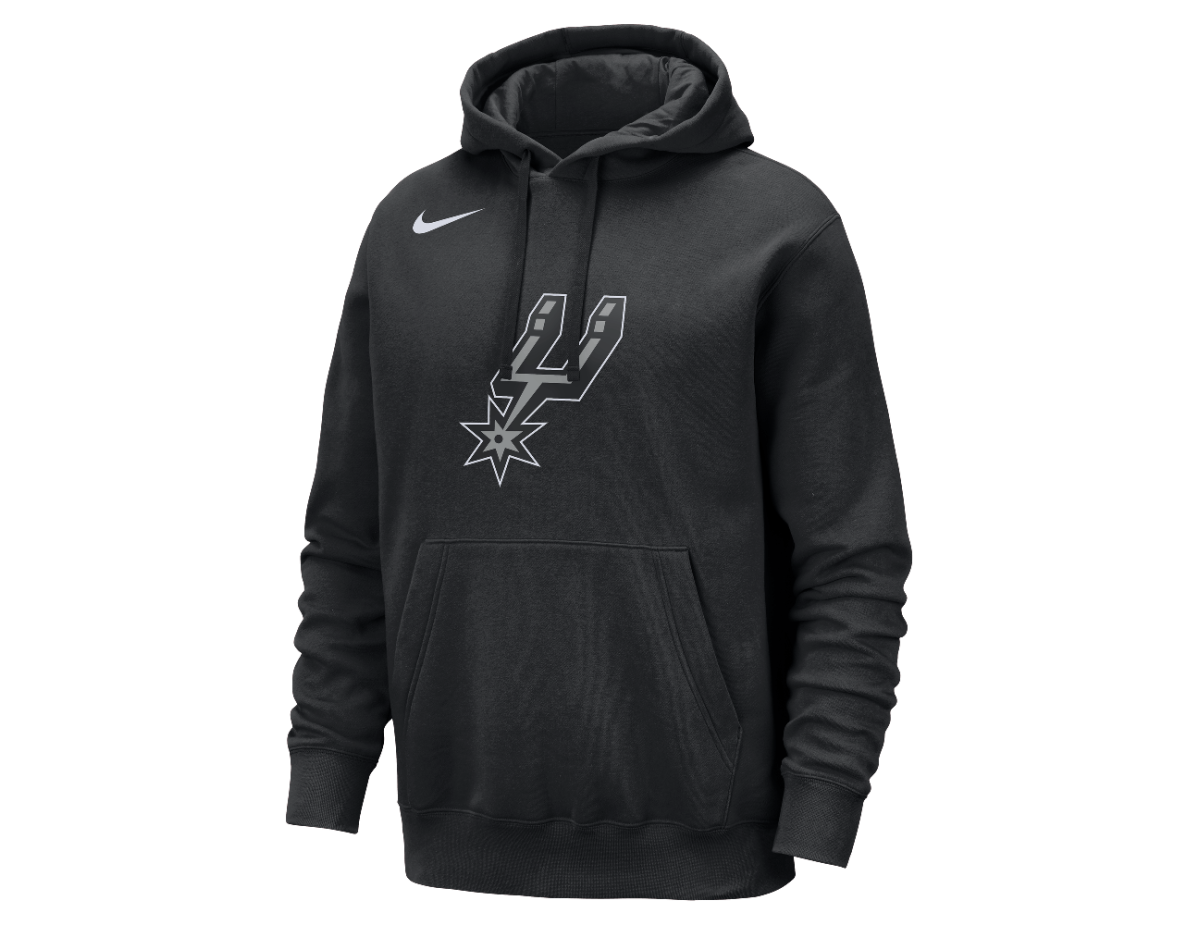 San Antonio Spurs Club Men's Nike NBA Pullover Hoodie Black
