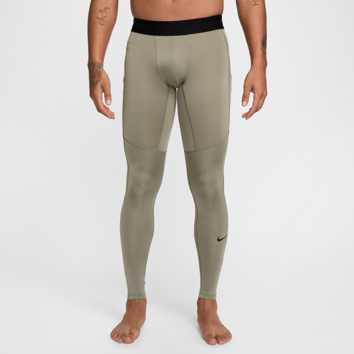Nike Pro Men's Dri-FIT Fitness Tights Light Army/Black