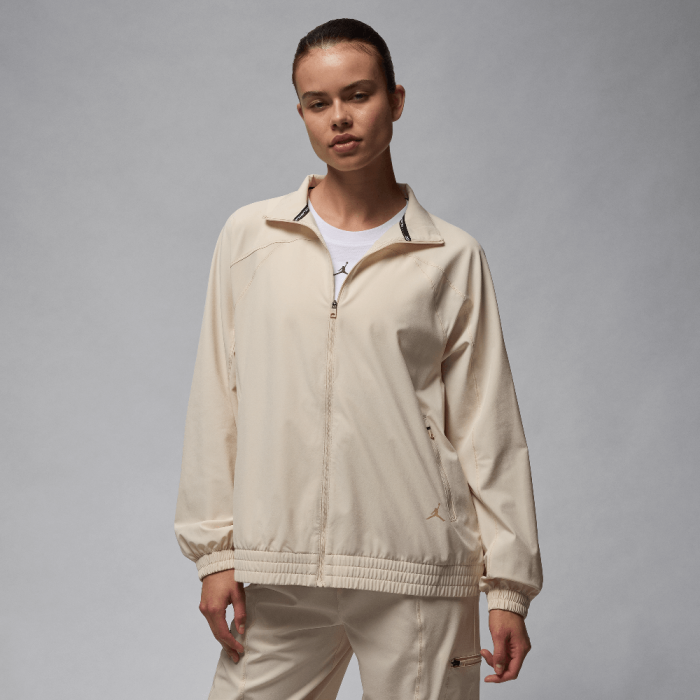 Jordan Sport Women's Dri-FIT Woven Jacket Legend Light Brown/Legend Medium Brown Jordan Sport Women's Dri-FIT Woven Jacket Legend Light Brown/Legend Medium Brown