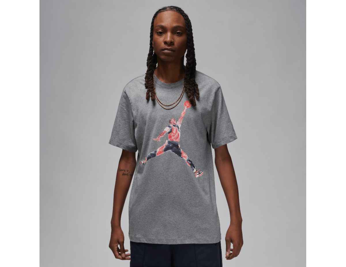 Jordan Brand Men's T-Shirt Carbon Heather Jordan Brand Men's T-Shirt Carbon Heather