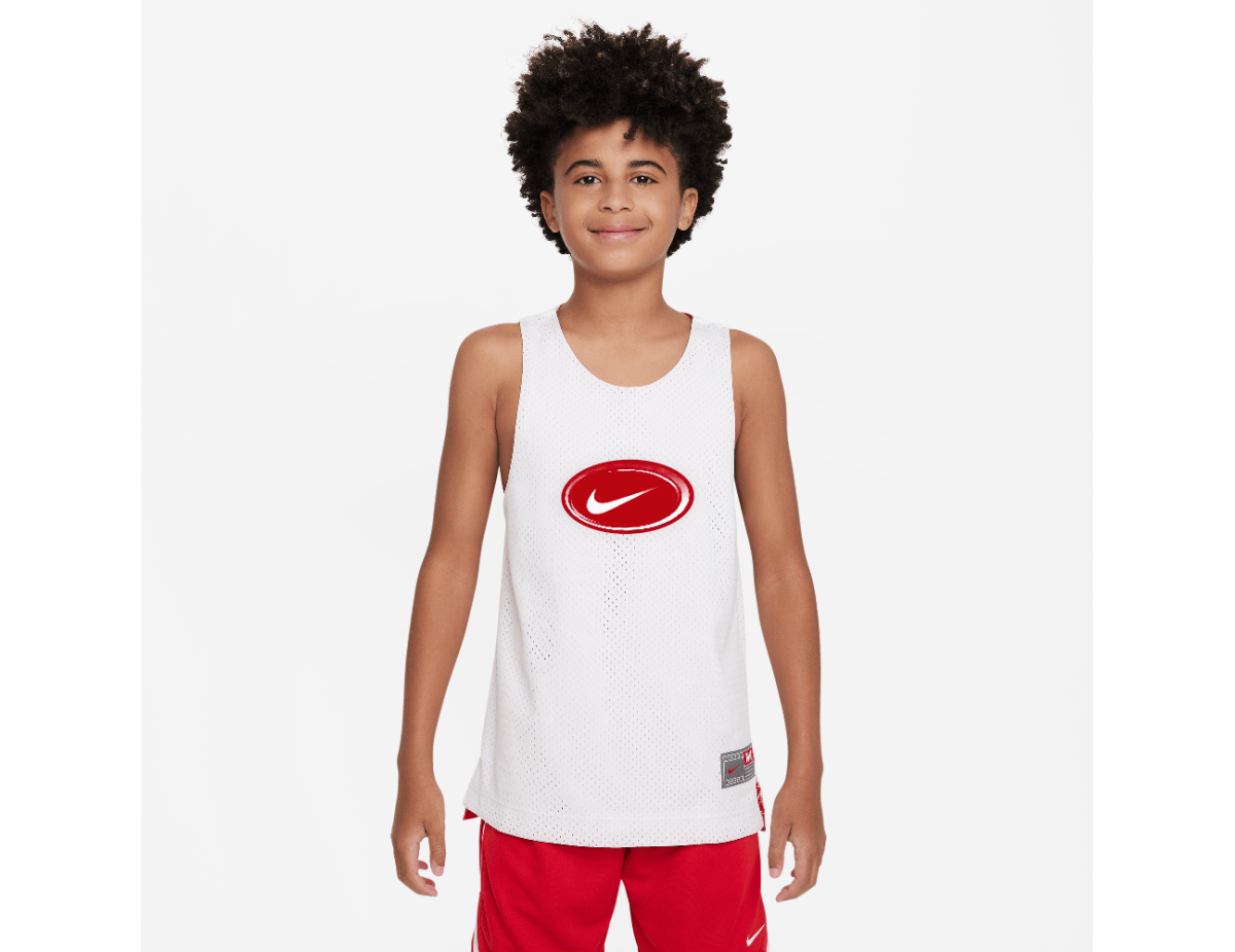 Nike Culture of Basketball Older Kids' Reversible Jersey White/University Red/University Red Nike Culture of Basketball Older Kids' Reversible Jersey White/University Red/University Red