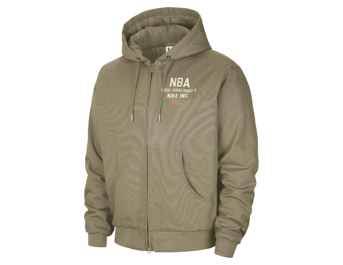 Team 31 Men's Nike NBA Jacket Neutral Olive/Hyper Crimson/Antique Brass/Hyper Crimson Team 31 Men's Nike NBA Jacket Neutral Olive/Hyper Crimson/Antique Brass/Hyper Crimson