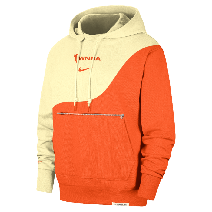 Team 13 Standard Issue Nike WNBA Basketball Hoodie Alabaster/Brilliant Orange/Pale Ivory/Brilliant Orange