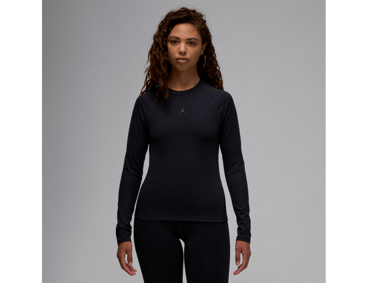 Jordan Sport Women's Long-Sleeve Bodycon Top Black Jordan Sport Women's Long-Sleeve Bodycon Top Black
