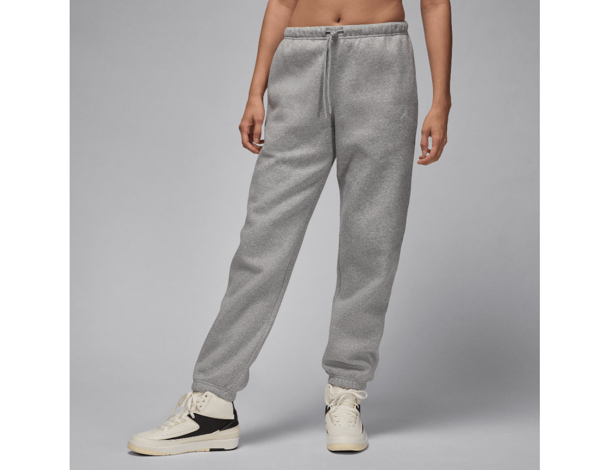 Jordan Brooklyn Fleece Women's Pants Dark Grey Heather/White