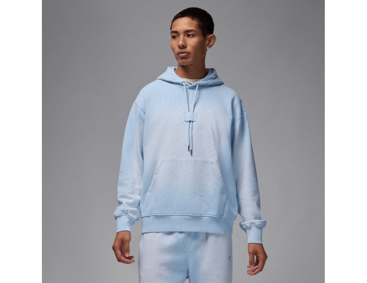 Jordan Flight Fleece Men's Pullover Hoodie Hydrogen Blue