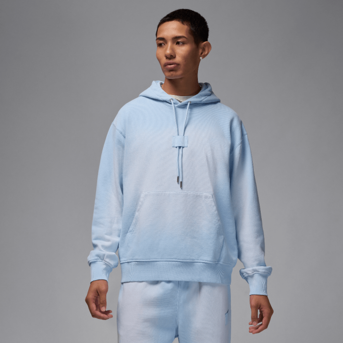 Jordan Flight Fleece Men's Pullover Hoodie Hydrogen Blue Jordan Flight Fleece Men's Pullover Hoodie Hydrogen Blue