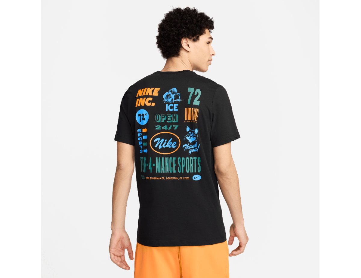 Nike Men's Dri-FIT Fitness T-Shirt Black