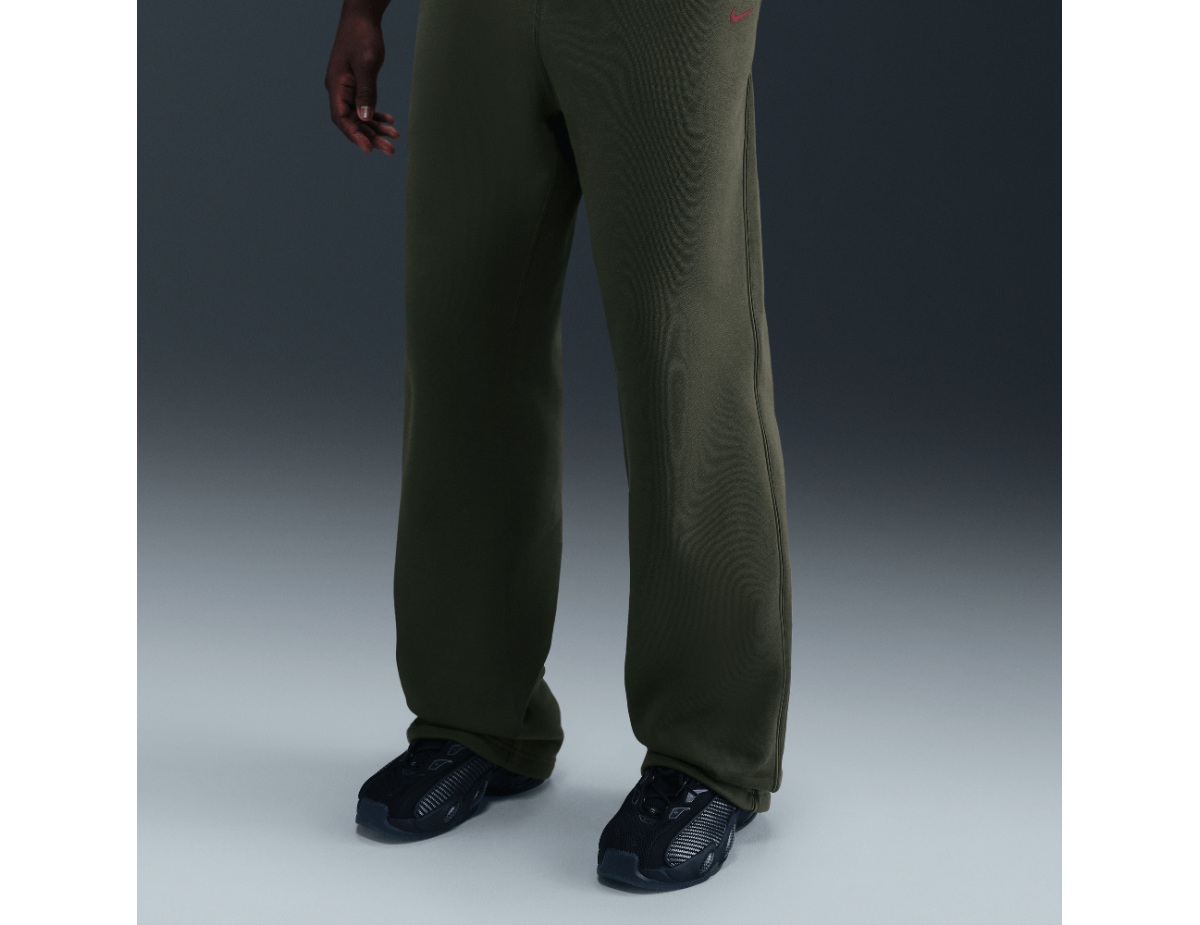 Nike Nocta Fleece Pant Khaki Red
