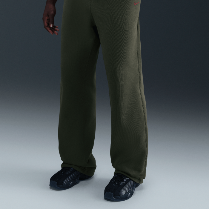 Nike Nocta Fleece Pant Khaki Red Nike Nocta Fleece Pant Khaki Red