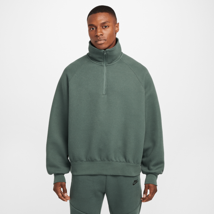 Nike Tech Men's Fleece Half-Zip Top Vintage Green/Vintage Green Nike Tech Men's Fleece Half-Zip Top Vintage Green/Vintage Green