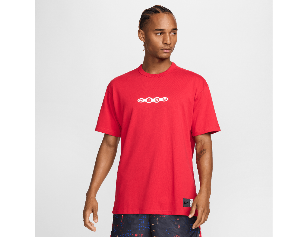Nike Men's Max90 Basketball T-Shirt University Red Nike Men's Max90 Basketball T-Shirt University Red