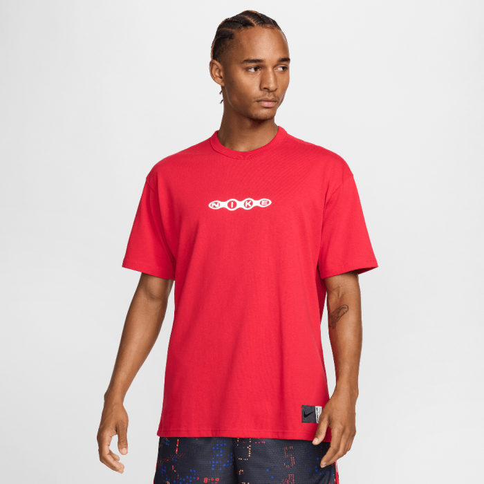 Nike Men's Max90 Basketball T-Shirt University Red Nike Men's Max90 Basketball T-Shirt University Red