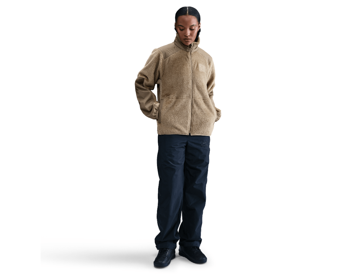 Stussy x Nike Full Zip Fleece Pine Nut