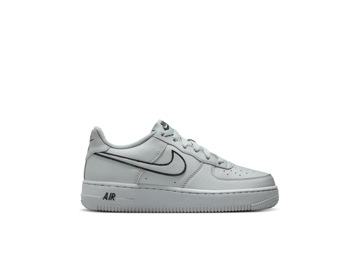 Nike Air Force 1 Light Smoke Grey Black (GS)