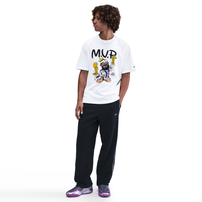 LeBron 'Bubble Boy' Men's Basketball T-Shirt White LeBron 'Bubble Boy' Men's Basketball T-Shirt White