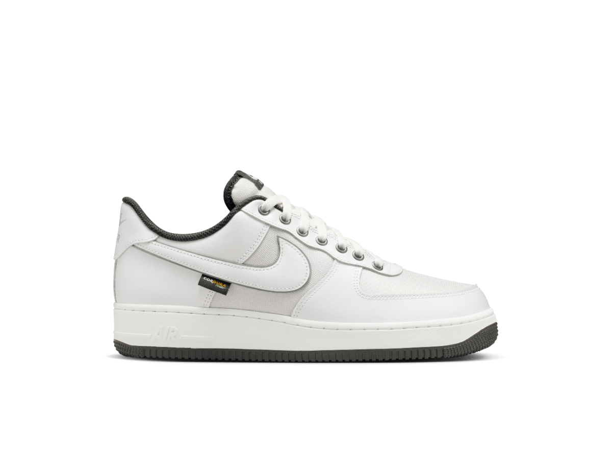 Nike Air Force 1 Low '07 LV8 Summit White Dark Smoke Grey Cordura Nike Air Force 1 Low '07 LV8 Summit White Dark Smoke Grey Cordura