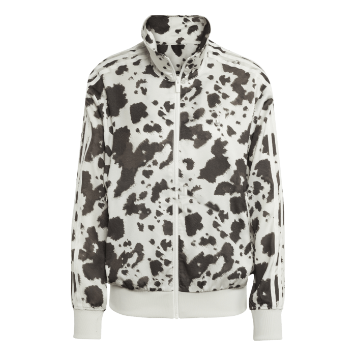 adidas Originals Satin Cow Print Track Top