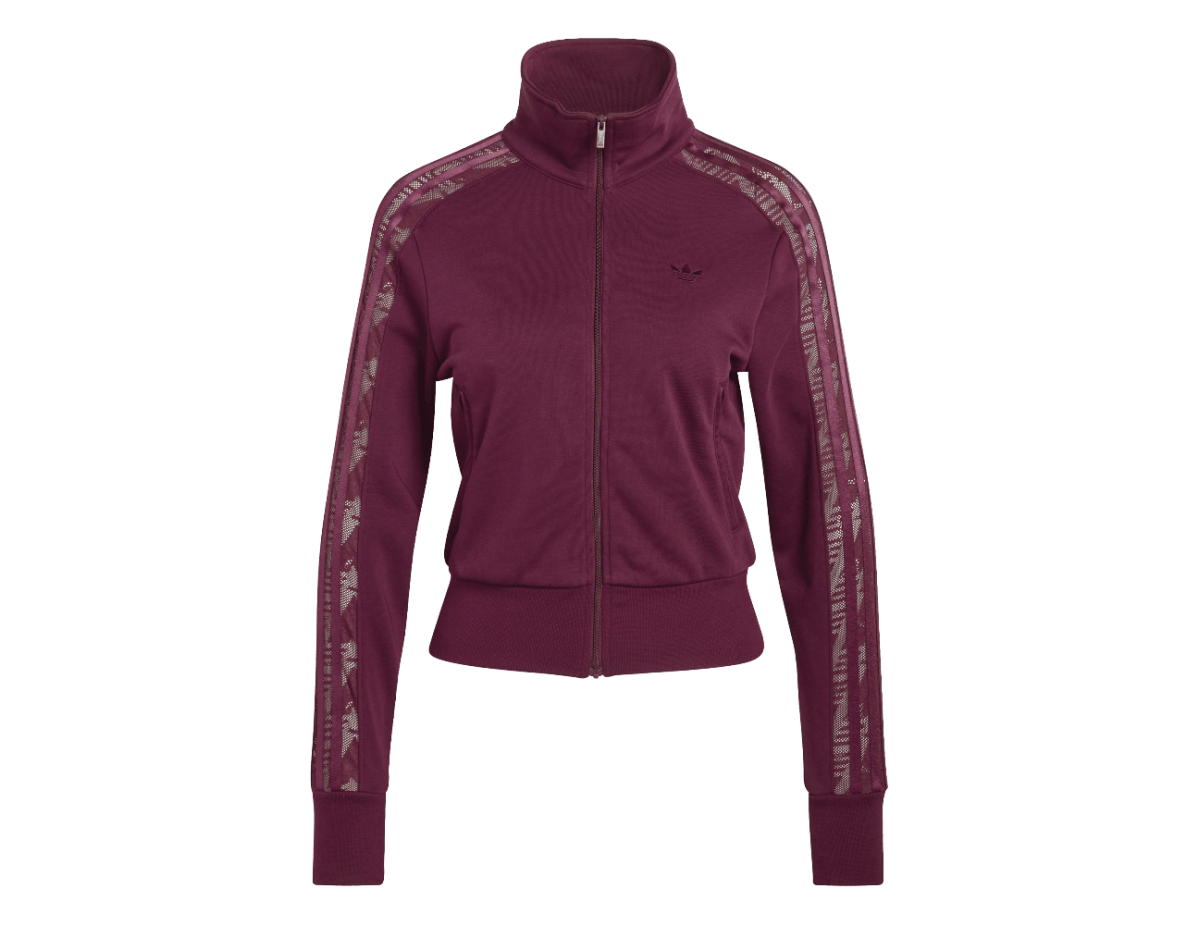 Adidas Firebird Lace Track Top Maroon