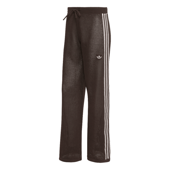 Adidas Knitted Crochet Firebird Track Pants Aurora Coffee