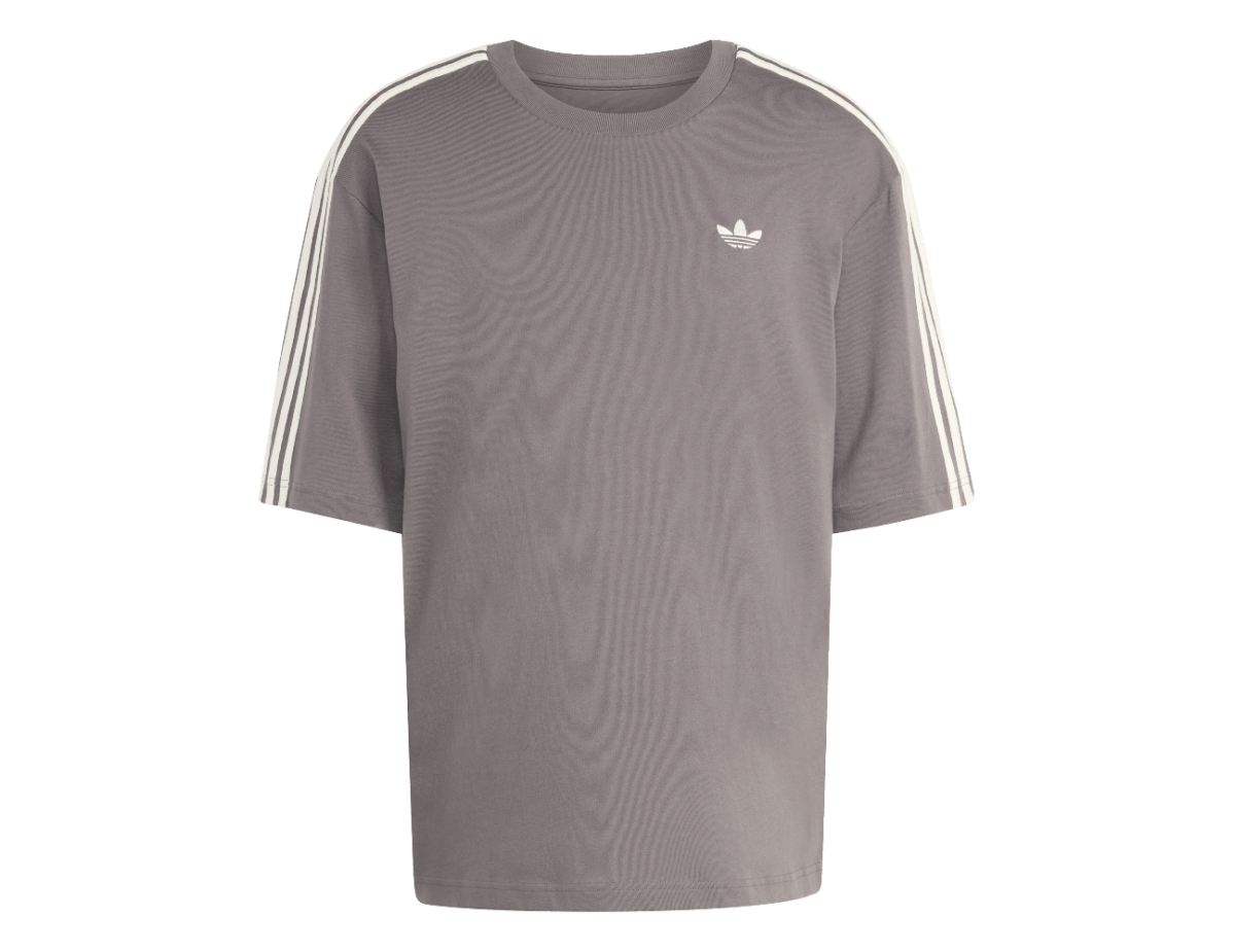 Adidas Adicolor 3-Stripes Oversized T-Shirt Charcoal