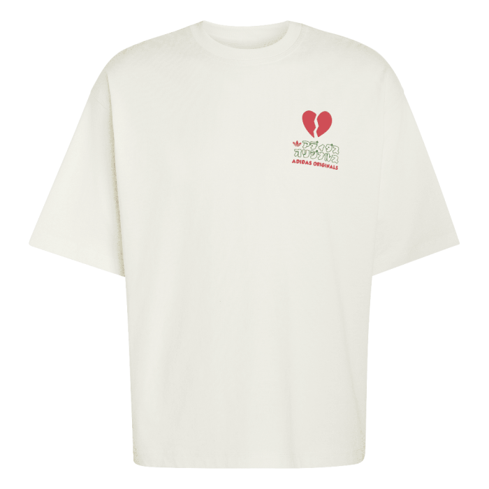 Adidas V-DAY HEART BROKEN CAT GRAPHIC T-Shirt