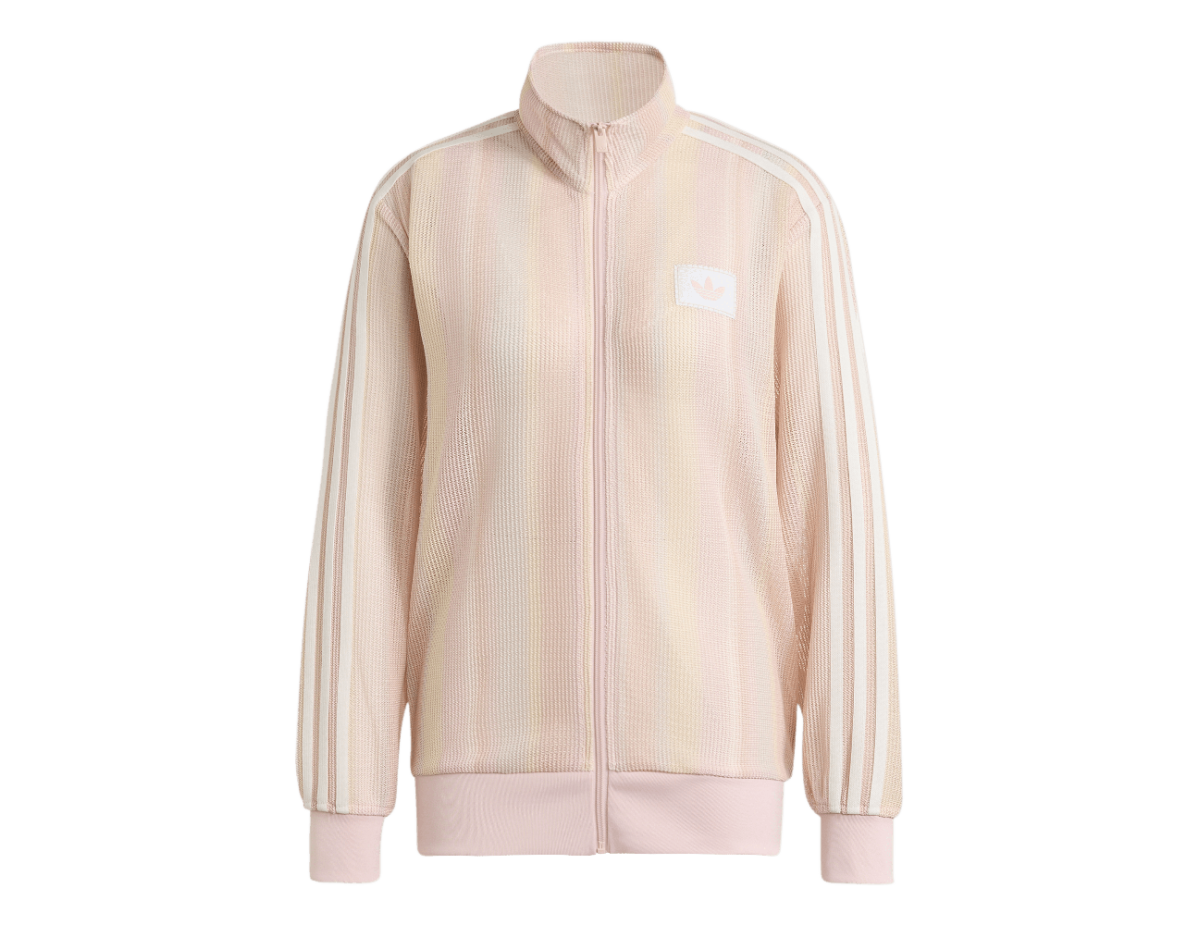 Adidas Originals Summer Glow Knitted Firebird Track Top Pink