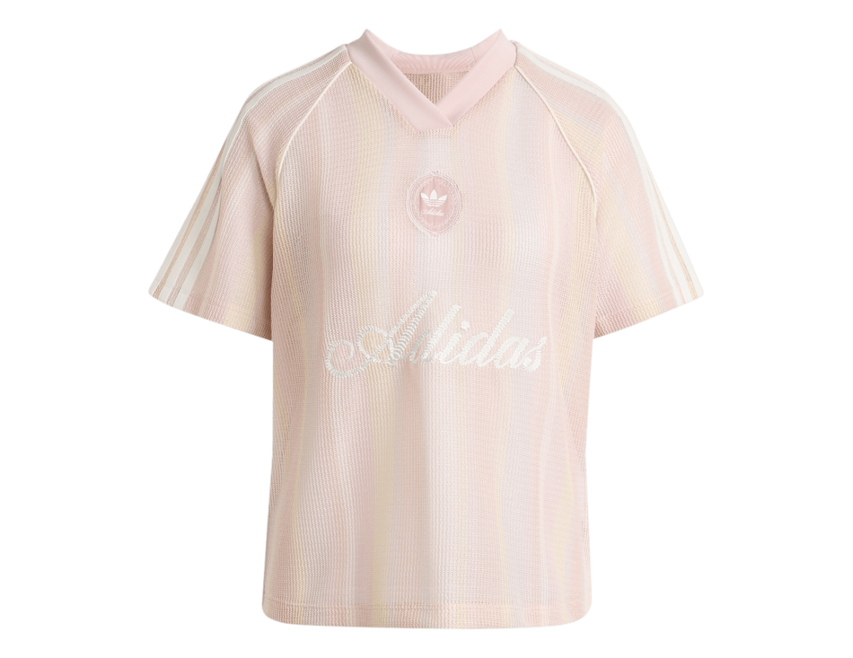 Adidas Originals Summer Glow Knitted Oversized Jersey Pink Adidas Originals Summer Glow Knitted Oversized Jersey Pink