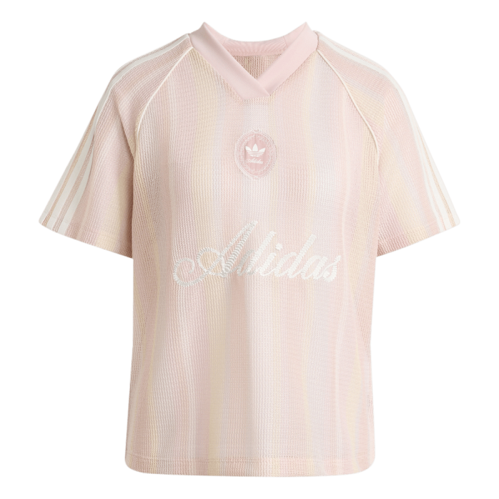 Adidas Originals Summer Glow Knitted Oversized Jersey Pink