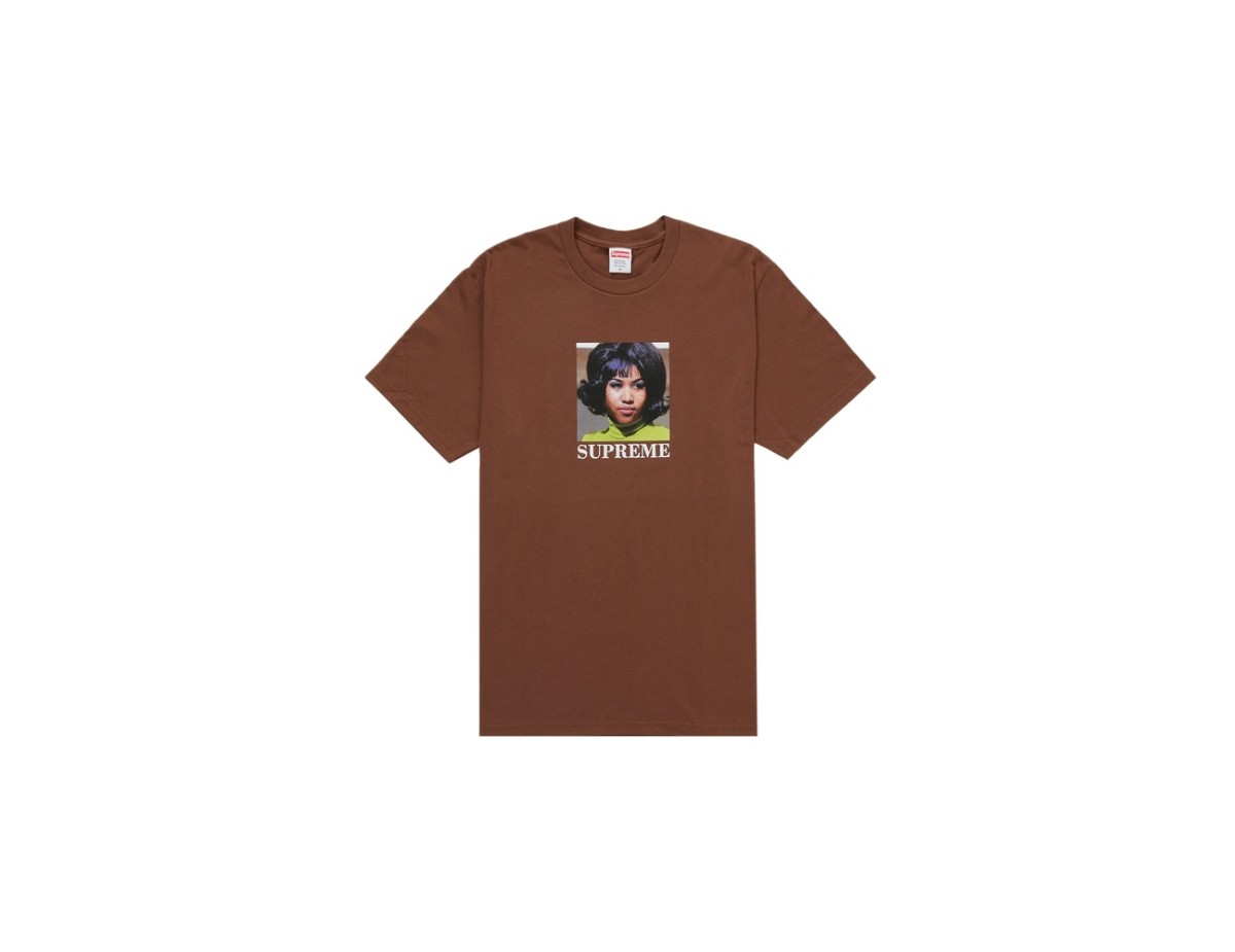 Supreme Aretha Tee Brown Supreme Aretha Tee Brown